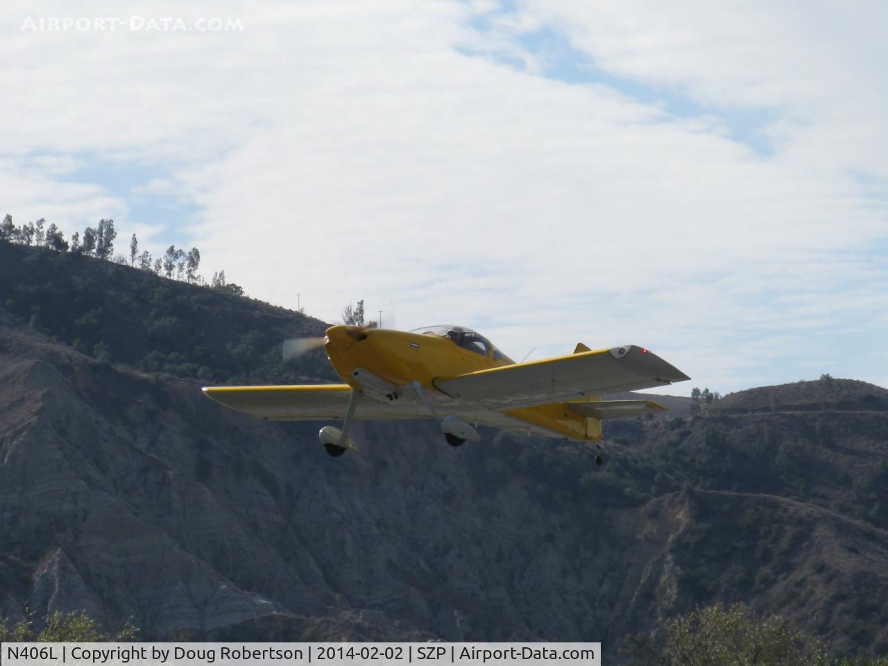 N406L, 2008 Vans RV-6 C/N 936, Provo PROVO 6, Lycoming O-320 160 Hp, Young Eagles flight, takeoff climb Rwy 04