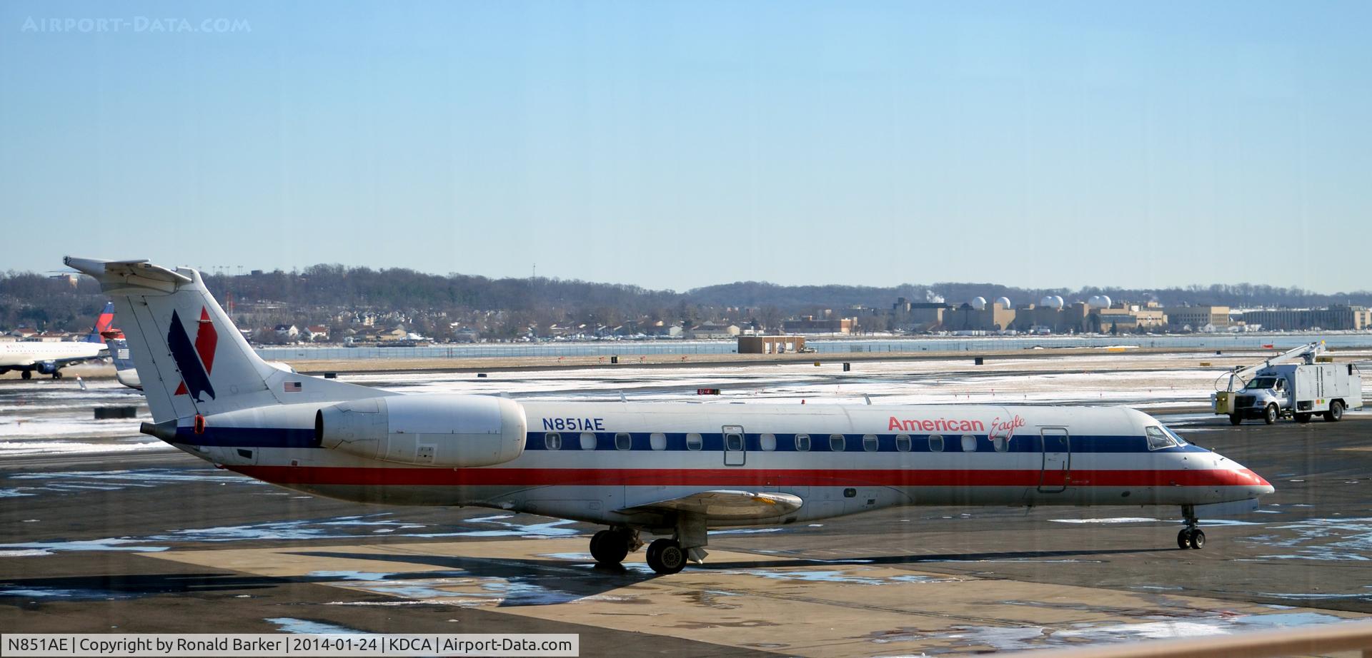 N851AE, 2003 Embraer ERJ-140LR (EMB-135KL) C/N 145734, Taxi National