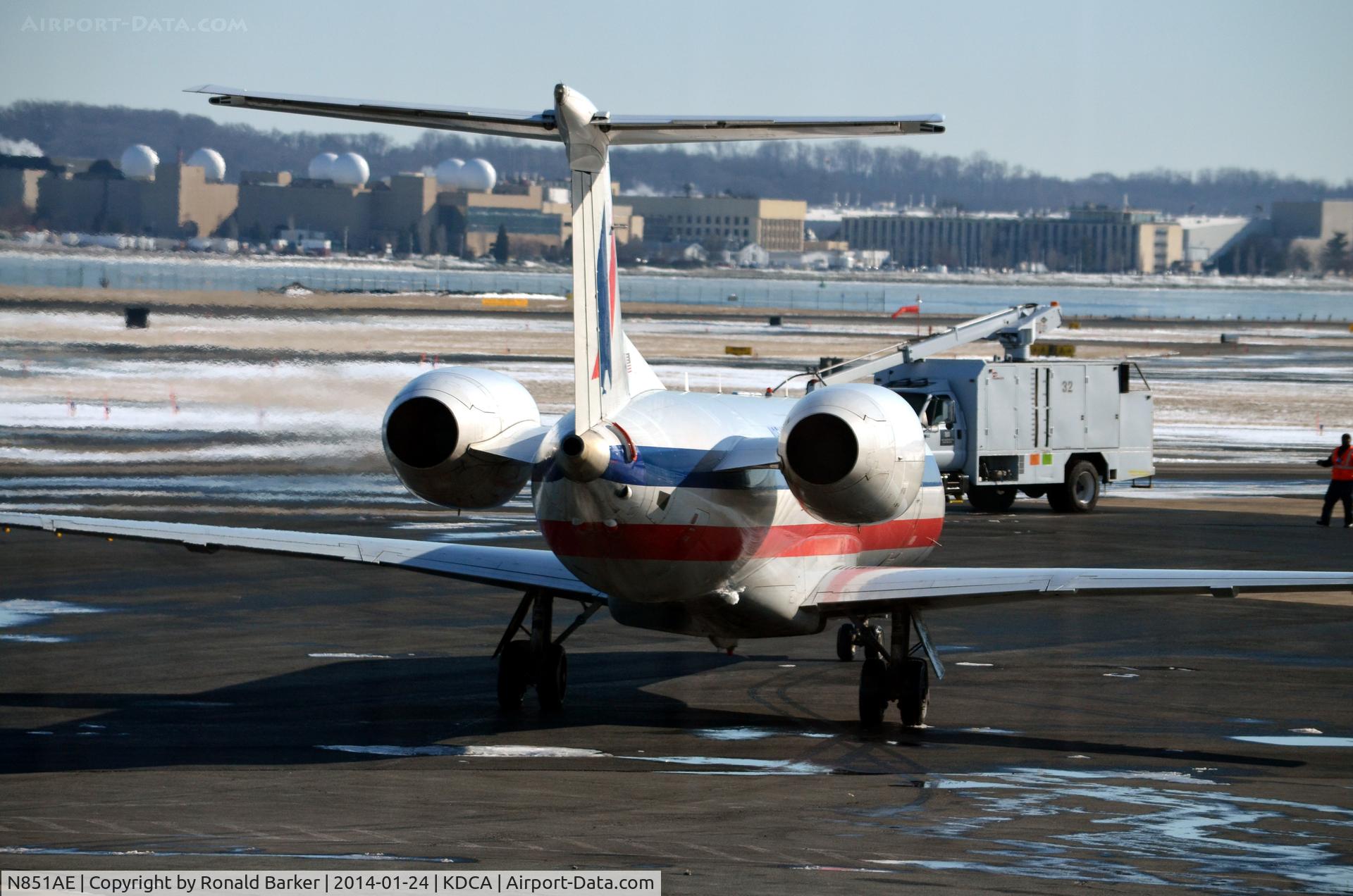 N851AE, 2003 Embraer ERJ-140LR (EMB-135KL) C/N 145734, Taxi National