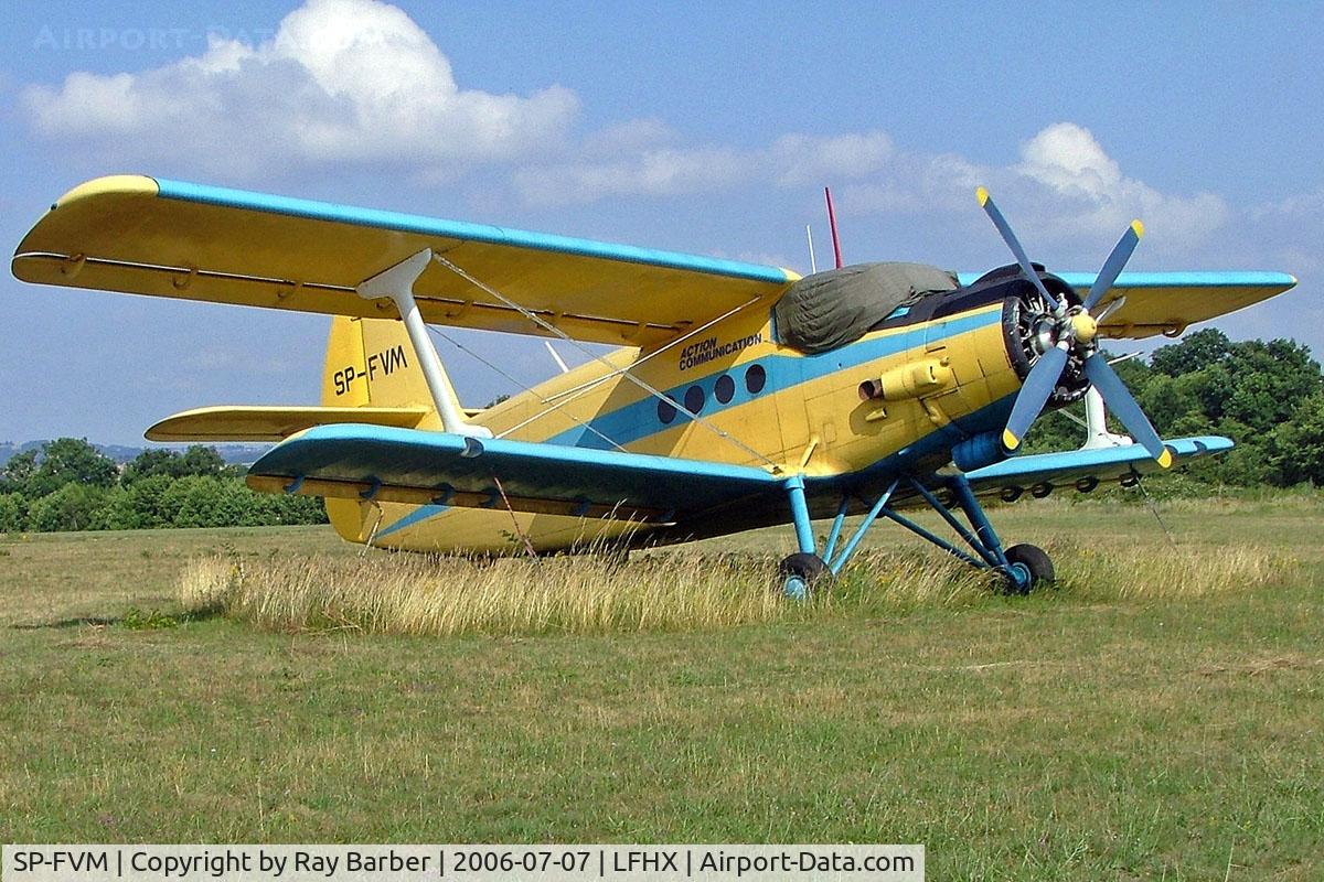 SP-FVM, Antonov An-2 C/N 1G188-35, Antonov An-2T [1G188-35] Lapalisse~F 07/07/2006