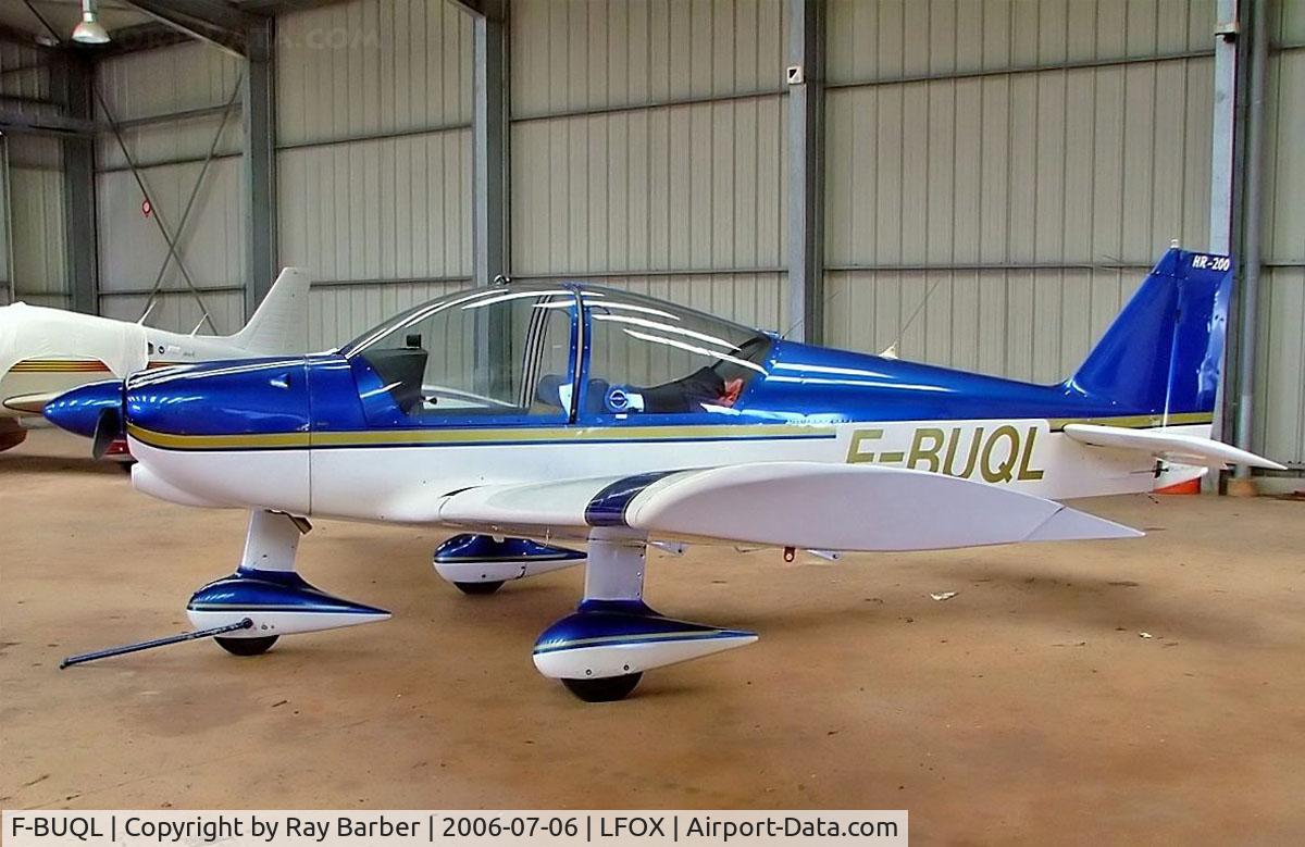 F-BUQL, 1973 Robin HR-200-100 Club C/N 08, Robin HR.200/100 Club [08] Etampes/Mondesir~F 06/07/2006