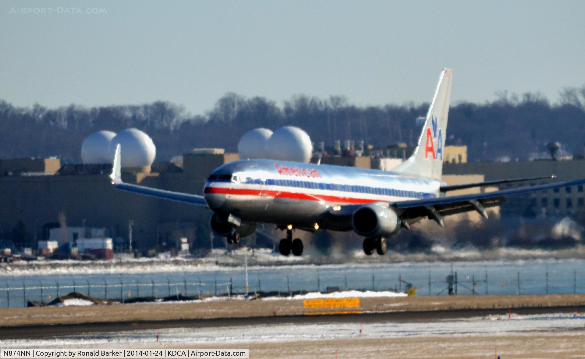 N874NN, 2011 Boeing 737-823 C/N 31129, Landing approach National