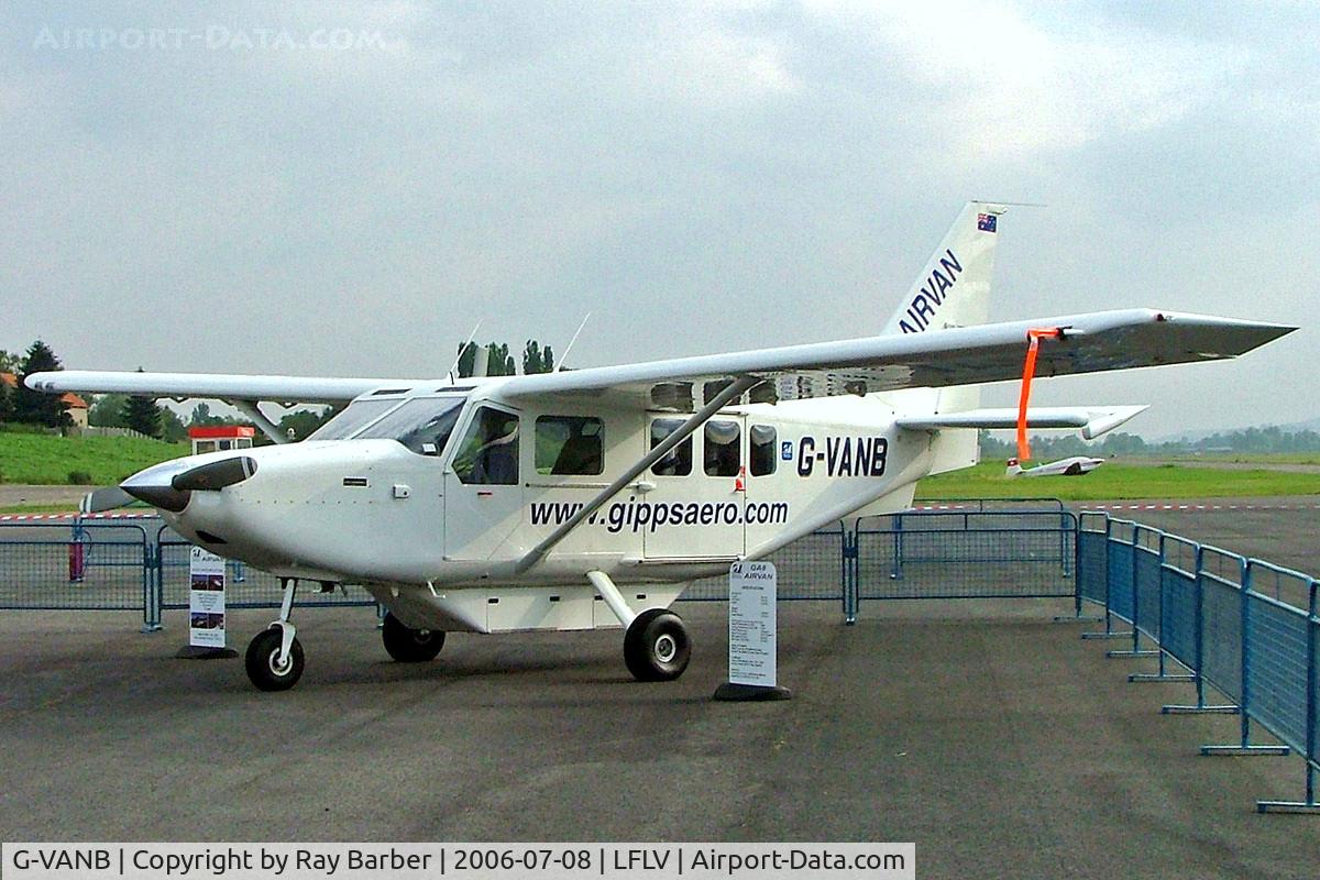 G-VANB, 2005 Gippsland GA-8 Airvan C/N GA8-05-084, Gippsland GA-8 Airvan [GA8-05-084] Vichy~F 08/07/2006