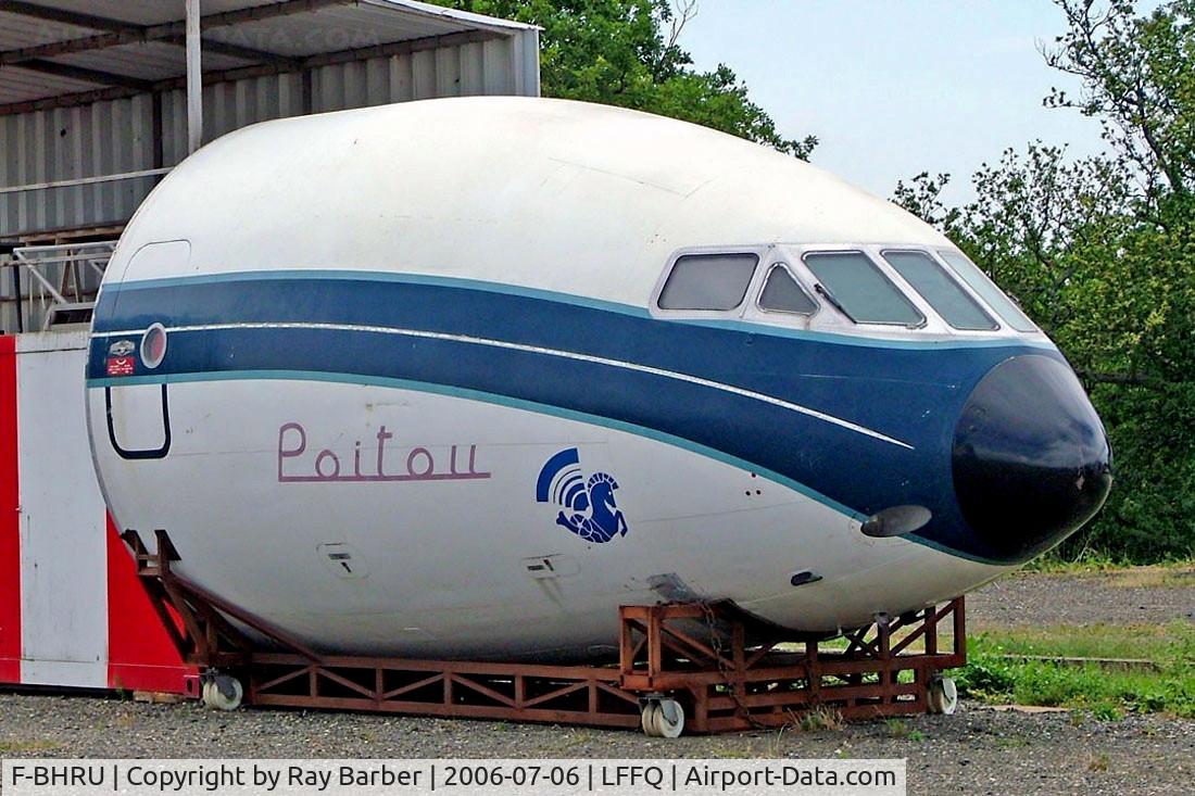 F-BHRU, 1960 Sud Aviation SE-210 Caravelle III C/N 58, Sud Aviation  SE.210 Caravelle III [058] La Ferte Alais~F 06/07/2006. Nose section only Named 