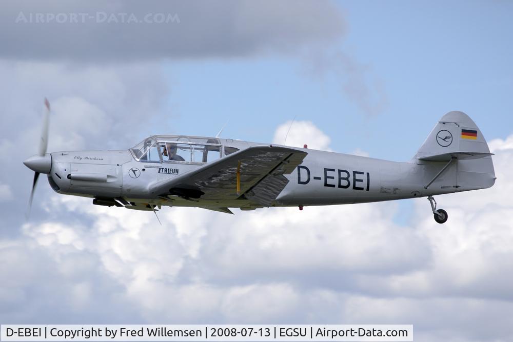 D-EBEI, 1940 Messerschmitt Bf-108B-1 Taifun C/N 2246, Flying Legends