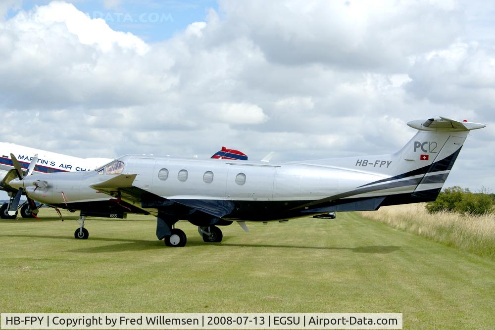 HB-FPY, 2005 Pilatus PC-12/47 C/N 685, Vistor at Flying Legends