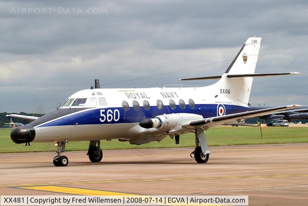 XX481, 1978 Scottish Aviation HP-137 Jetstream T.2 C/N 251, 90th anniversary markings