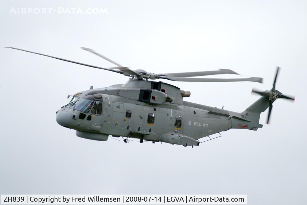 ZH839, 1999 AgustaWestland EH-101 Merlin HM.1 C/N 50081/RN19, RIAT