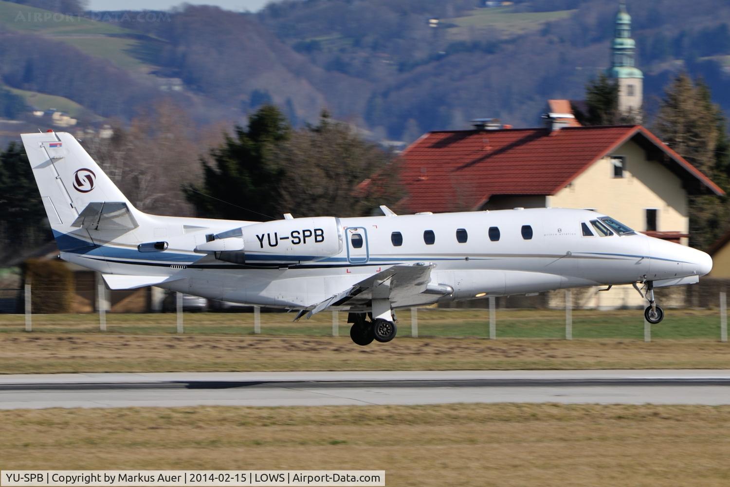 YU-SPB, 2008 Cessna 560 Citation XLS C/N 560-5807, Wintercharter
