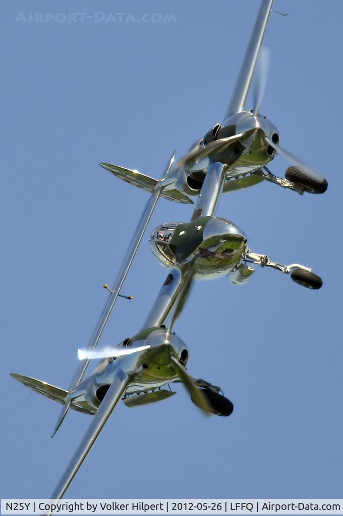 N25Y, 1944 Lockheed P-38L-5LO Lightning C/N AF44-53254, at lffq