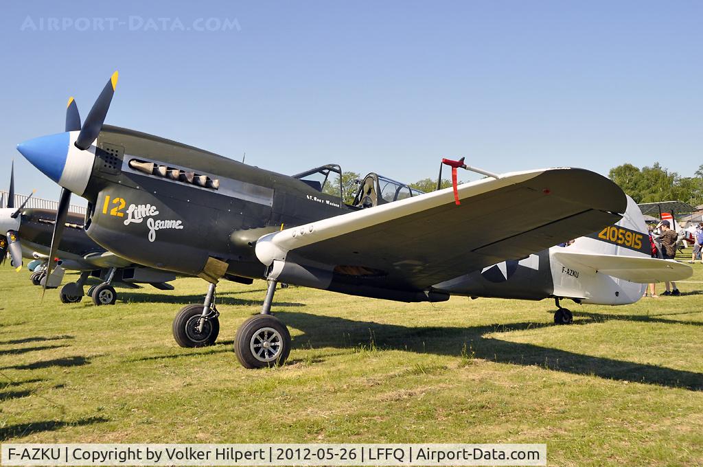 F-AZKU, 1942 Curtiss P-40N Warhawk C/N 29677, at lffq