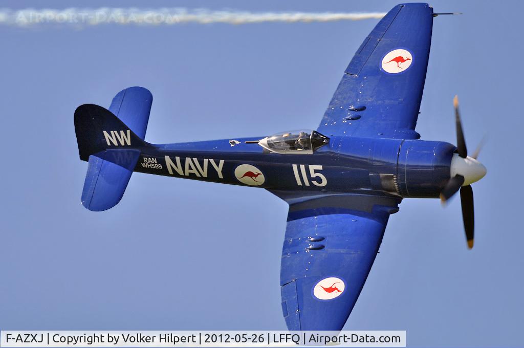 F-AZXJ, 1949 Hawker Sea Fury FB.11 C/N 37733, at lffq
