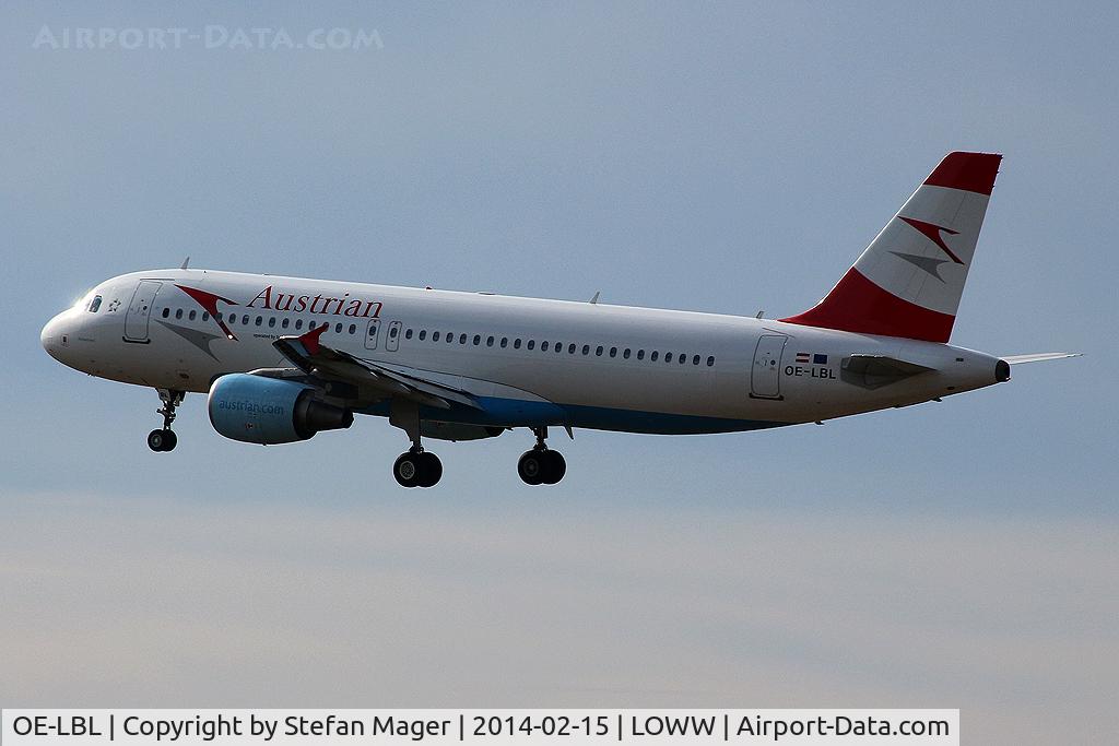 OE-LBL, 2003 Airbus A320-214 C/N 2009, Austrian A320 @VIE