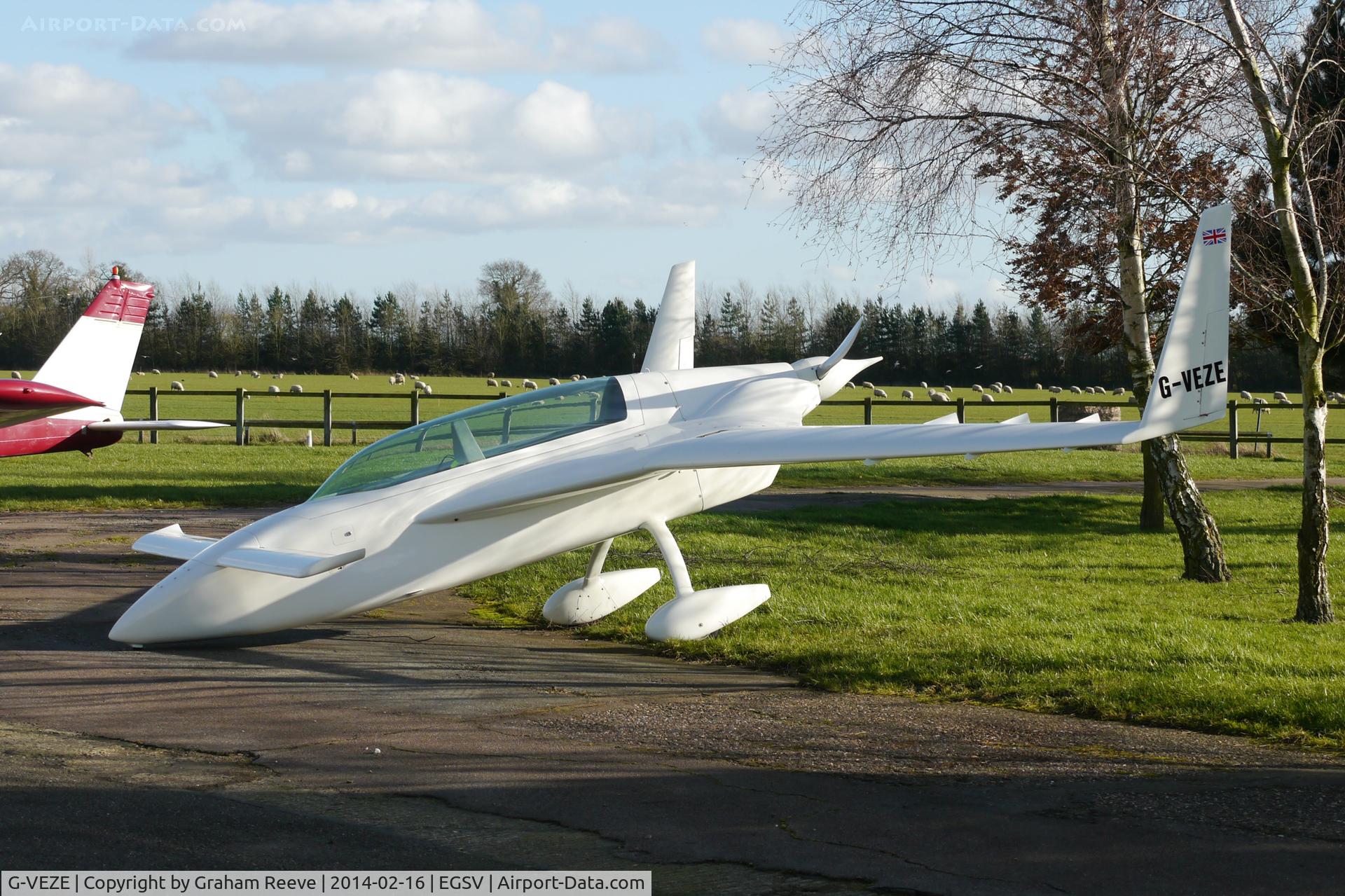 G-VEZE, 2003 Rutan VariEze C/N PFA 074-10285, Parked at Old Buckenham.