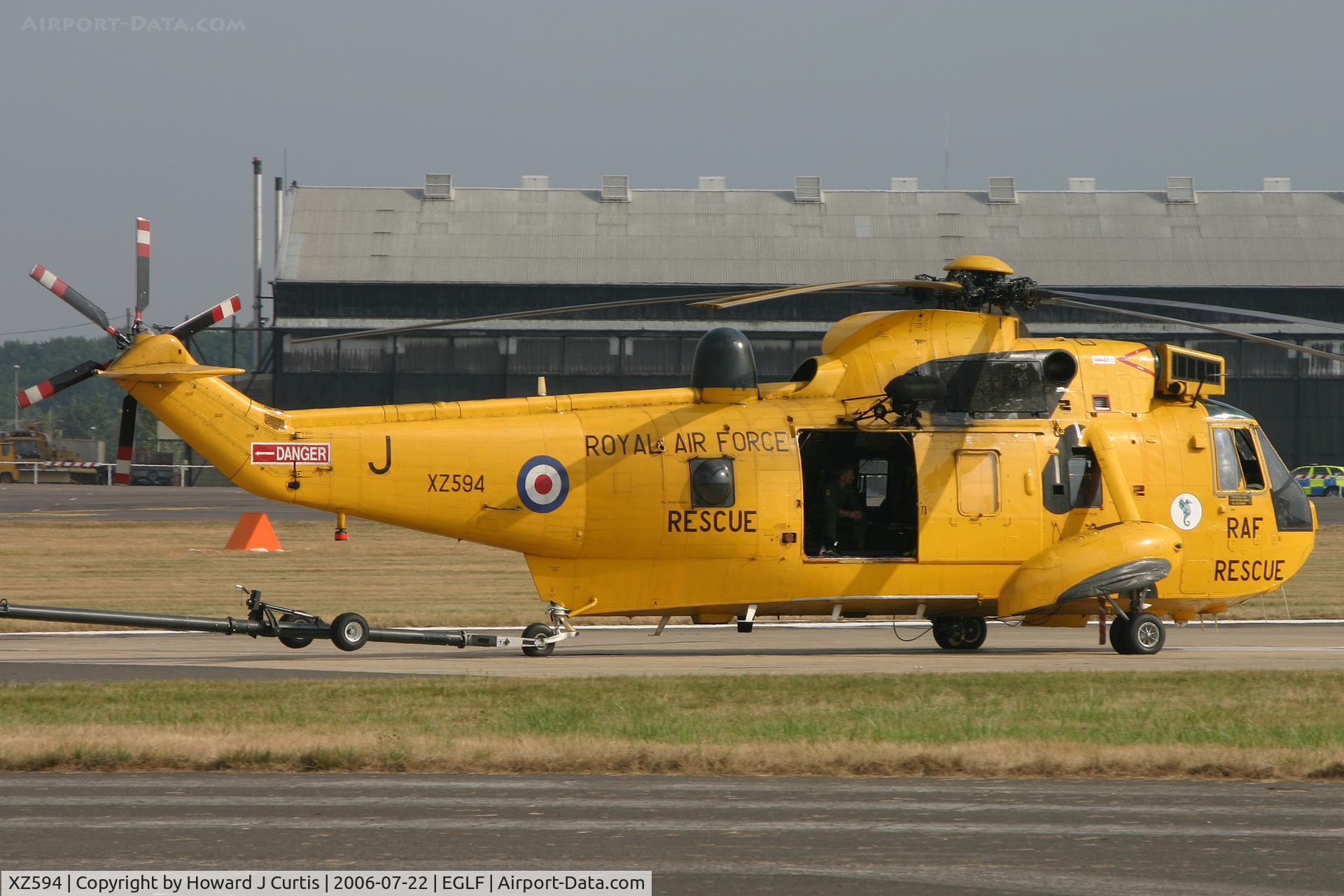 XZ594, 1978 Westland Sea King HAR.3 C/N WA860, Farnborough 2006.