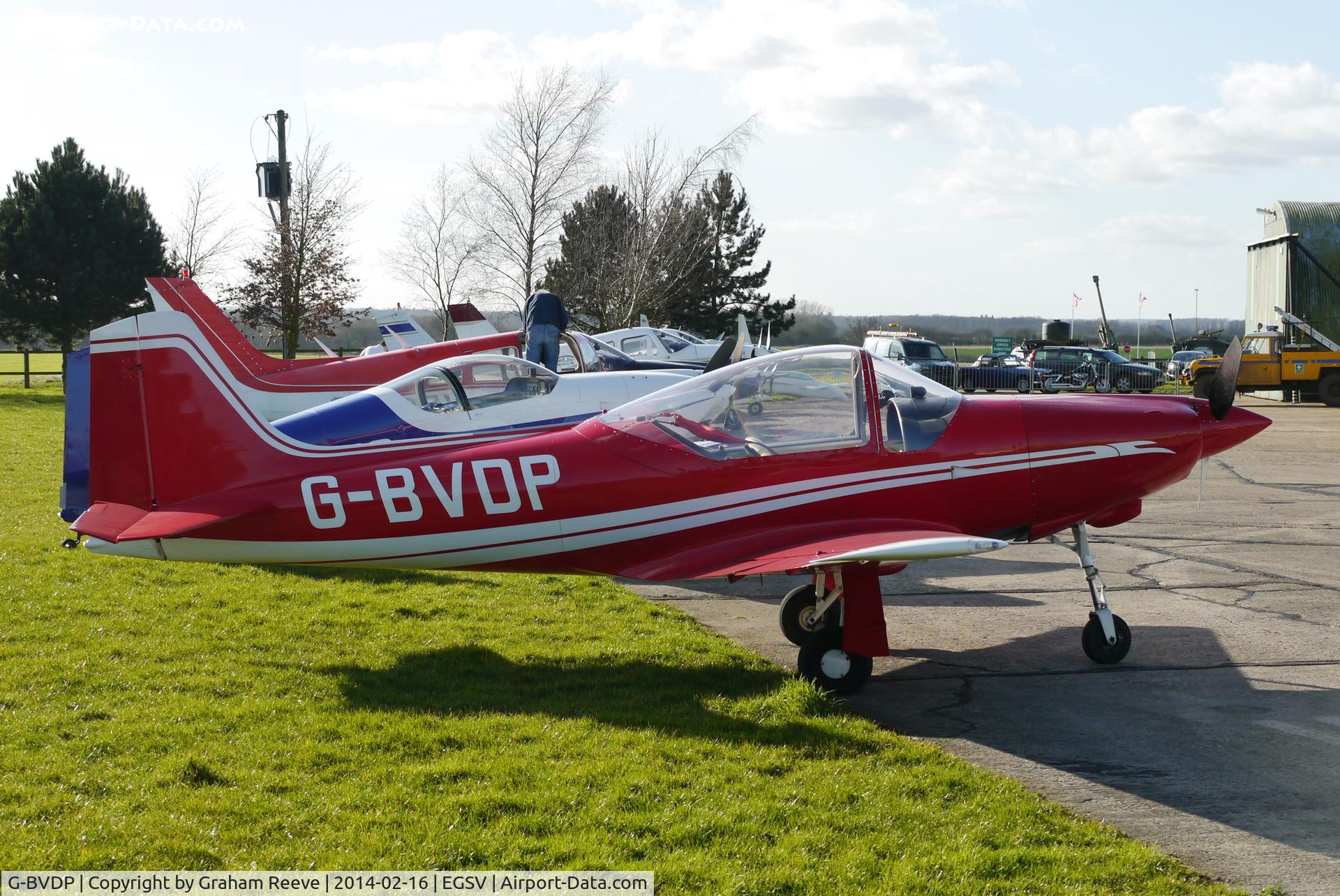 G-BVDP, 2003 Aeromere F-8L Falco III C/N PFA 100-10879, Parked at Old Buckenham.