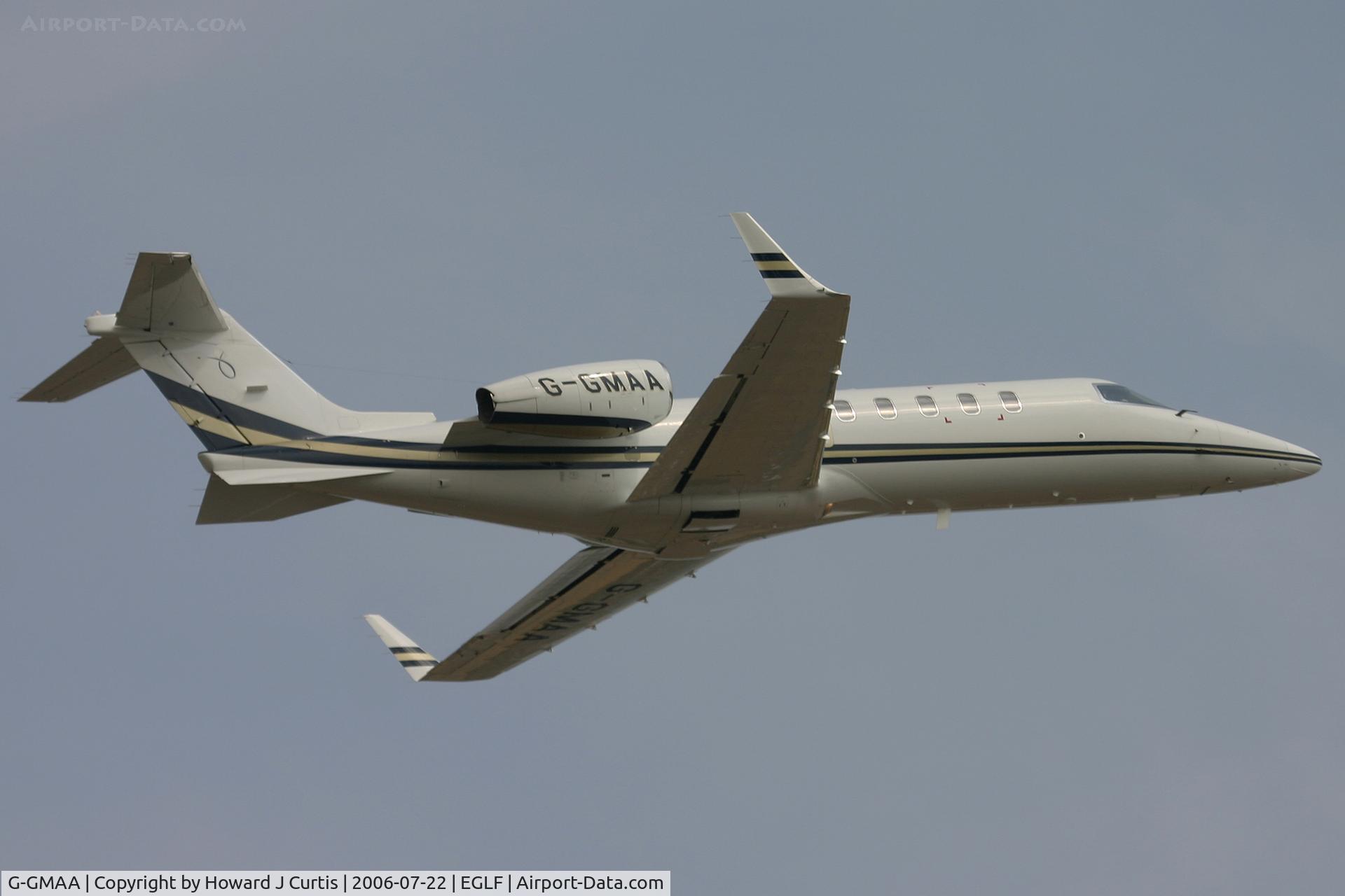 G-GMAA, 2001 Learjet 45 C/N 45-167, Farnborough 2006.