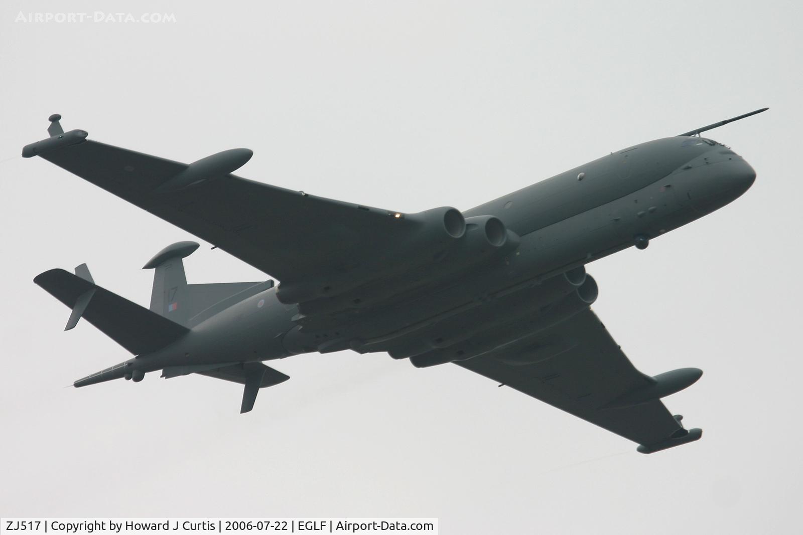 ZJ517, British Aerospace Nimrod MRA.4 C/N PA3, Farnborough 2006.