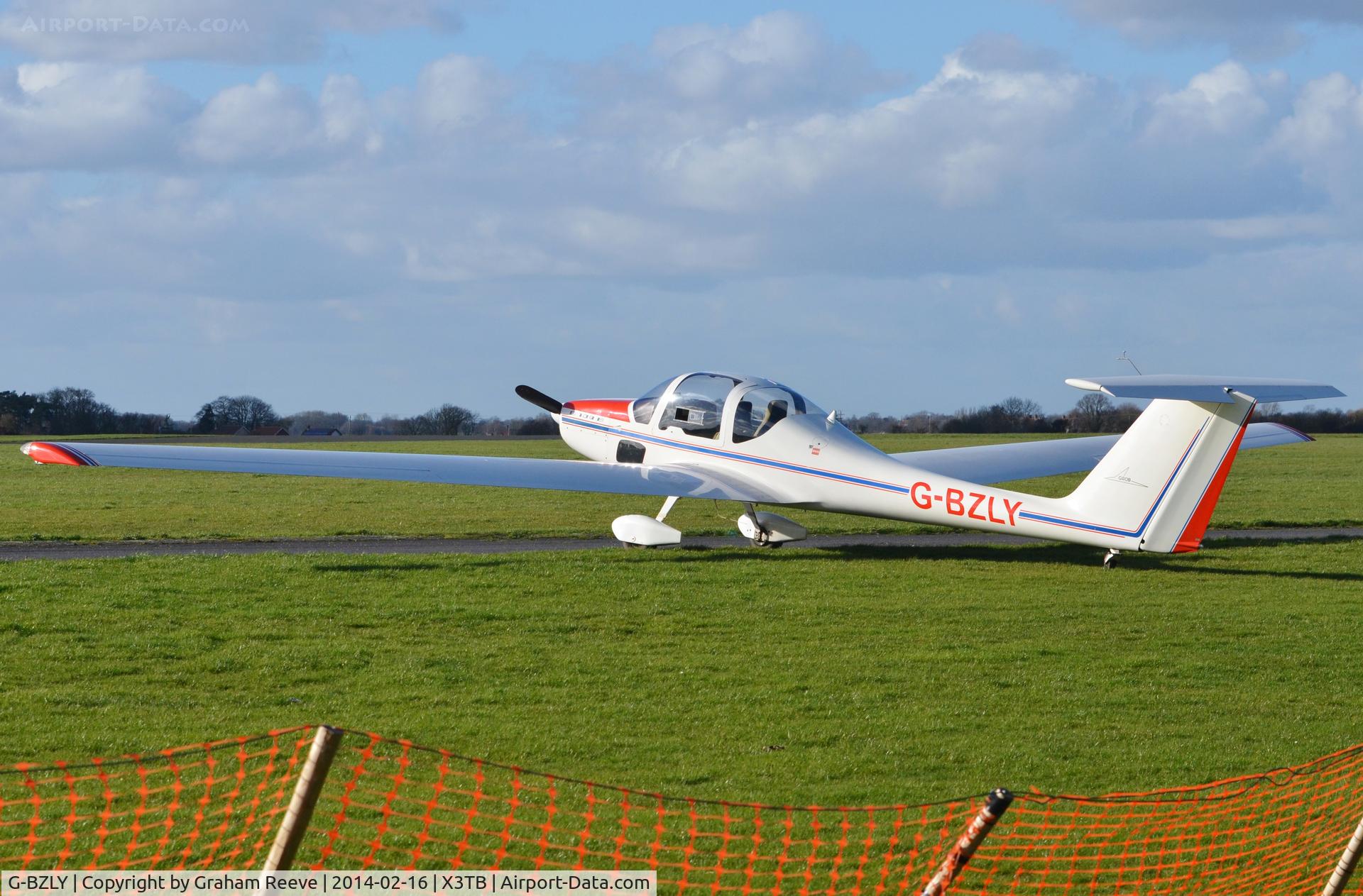 G-BZLY, 1984 Grob G-109B C/N 6242, Parked at Tibenham.
