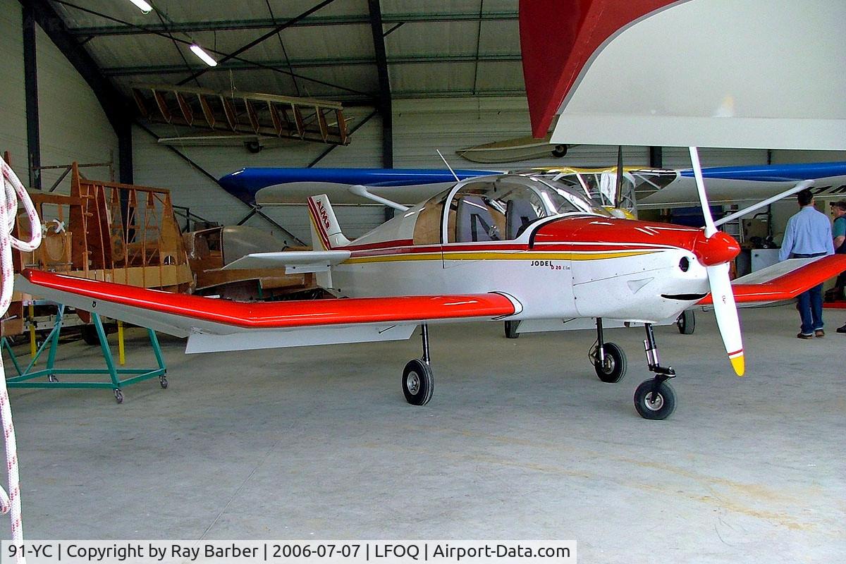 91-YC, Jodel D-20 C/N 22, Jodel D.20ULM Jubile [22] Blois-Le-Breuil~F~07/07/2006