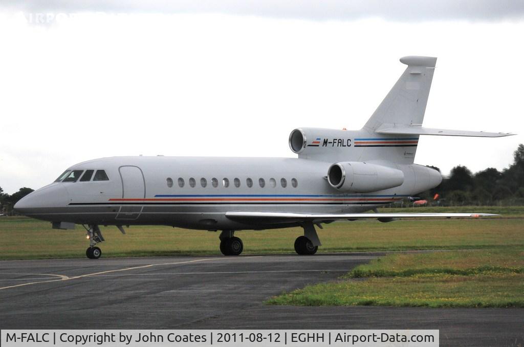 M-FALC, 1998 Dassault Falcon 900EX C/N 31, Taxiing in on arrival