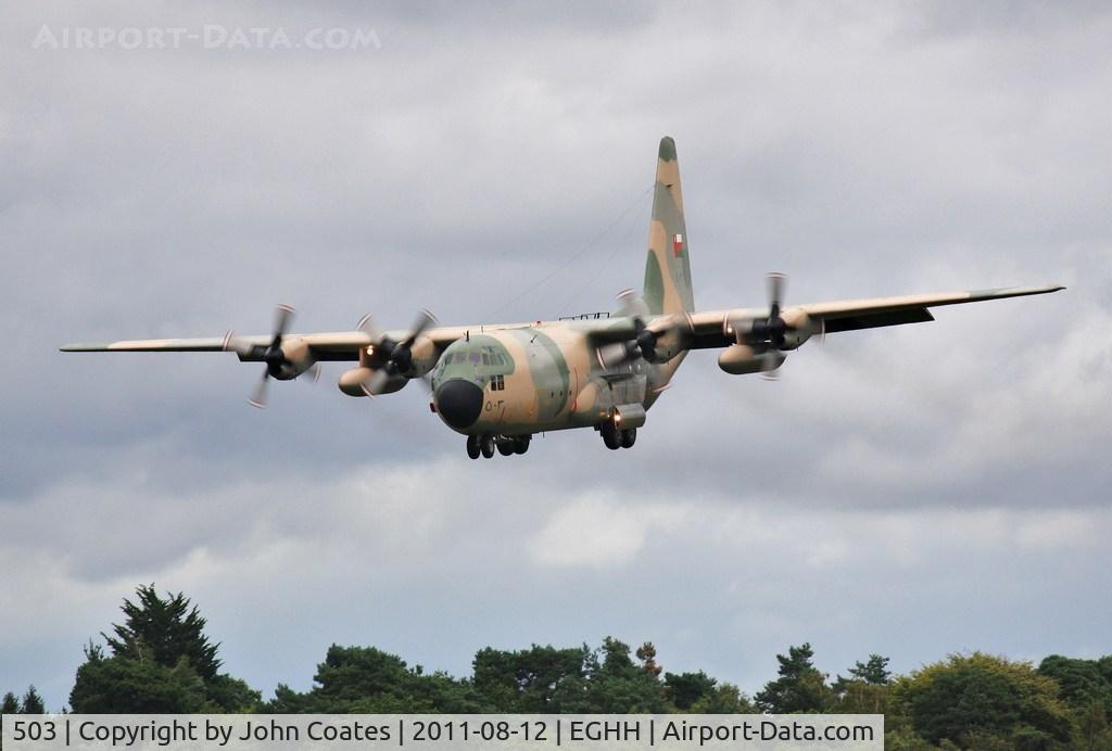 503, Lockheed C-130H Hercules C/N 382-4948, On approach to 26