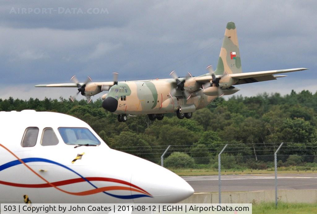 503, Lockheed C-130H Hercules C/N 382-4948, Passing OD-BOY at JETS to touchdown