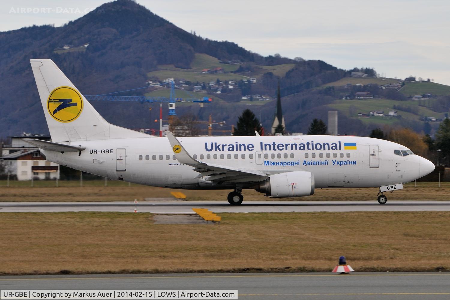 UR-GBE, 1990 Boeing 737-548 C/N 24968, Wintercharter