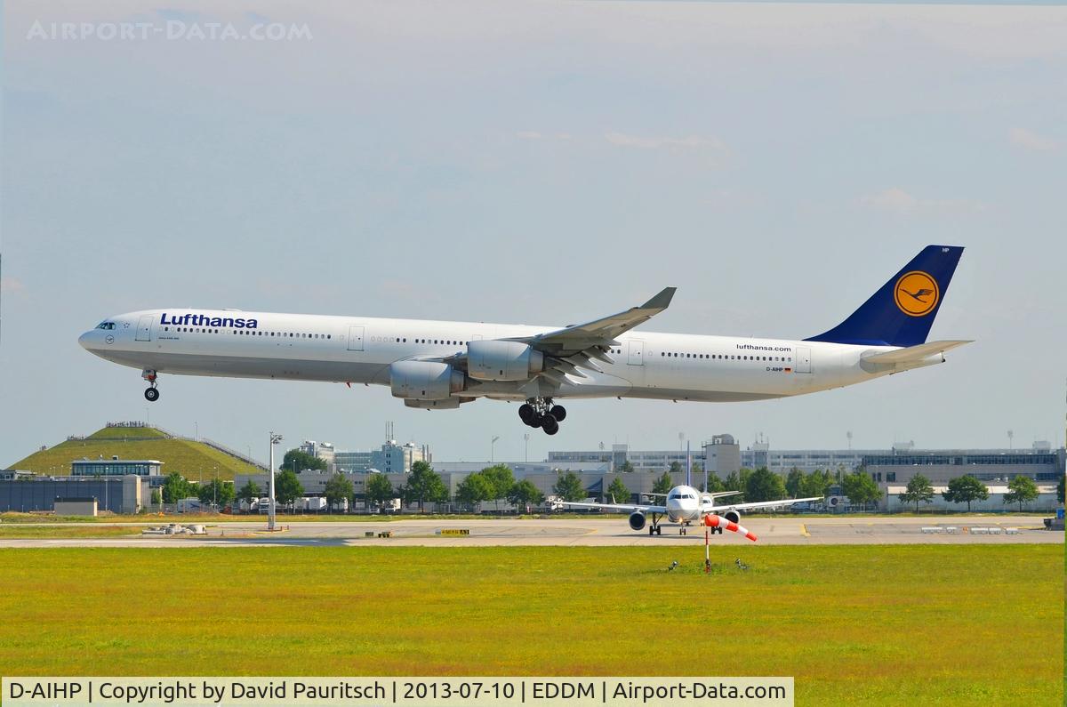 D-AIHP, 2006 Airbus A340-642X C/N 771, Arriving from somewhere else...