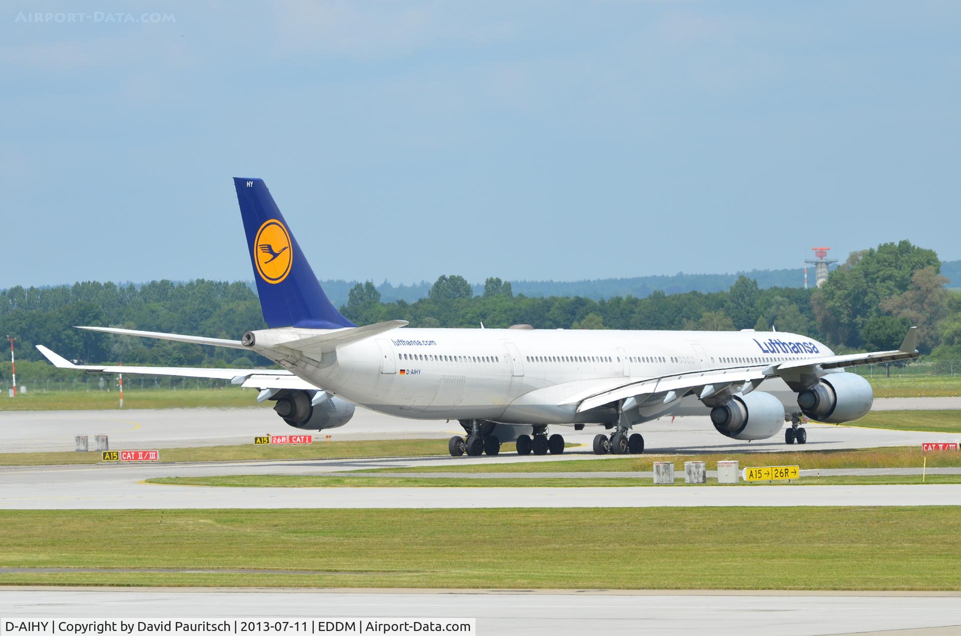 D-AIHY, 2009 Airbus A340-642X C/N 987, Departing to somewhere else...