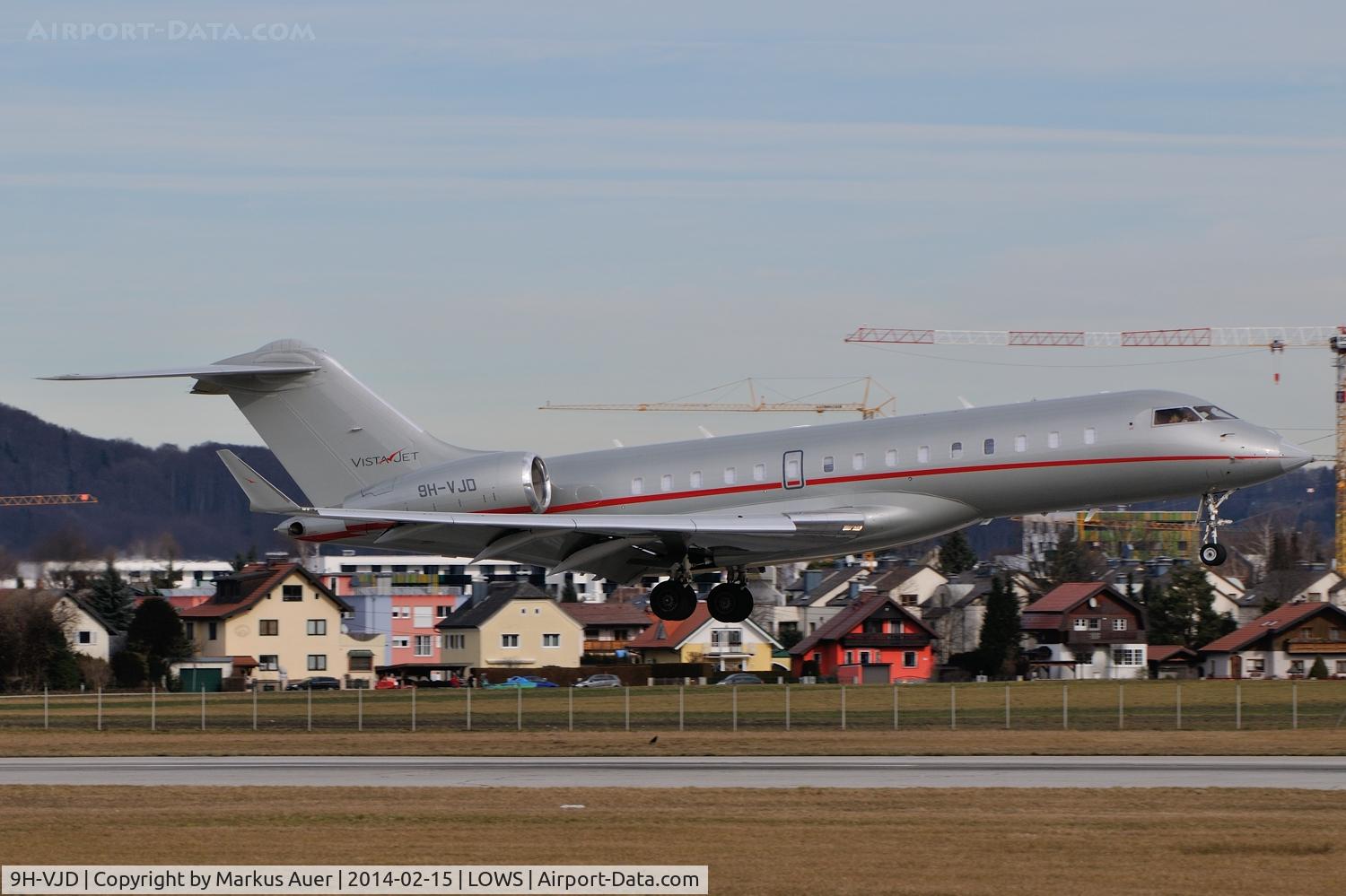 9H-VJD, 2011 Bombardier BD-700-1A10 Global 6000 C/N 9472, Wintercharter