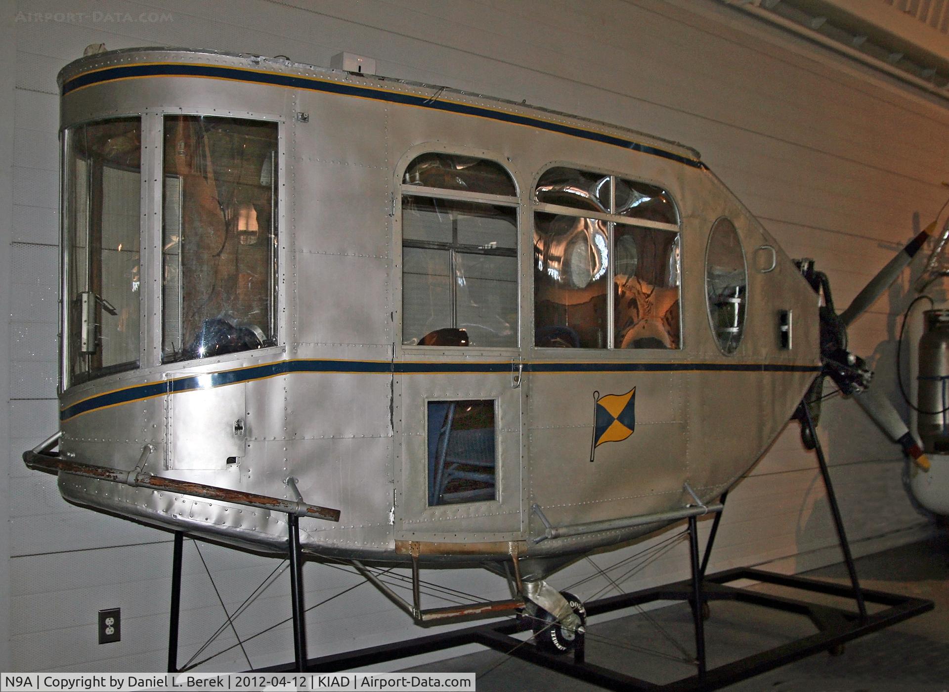 N9A, 1925 Goodyear K-47 C/N Not found N9A, Only the gondola of this airship survives.  It was built in 1925 and served for 6 years, until 1931.