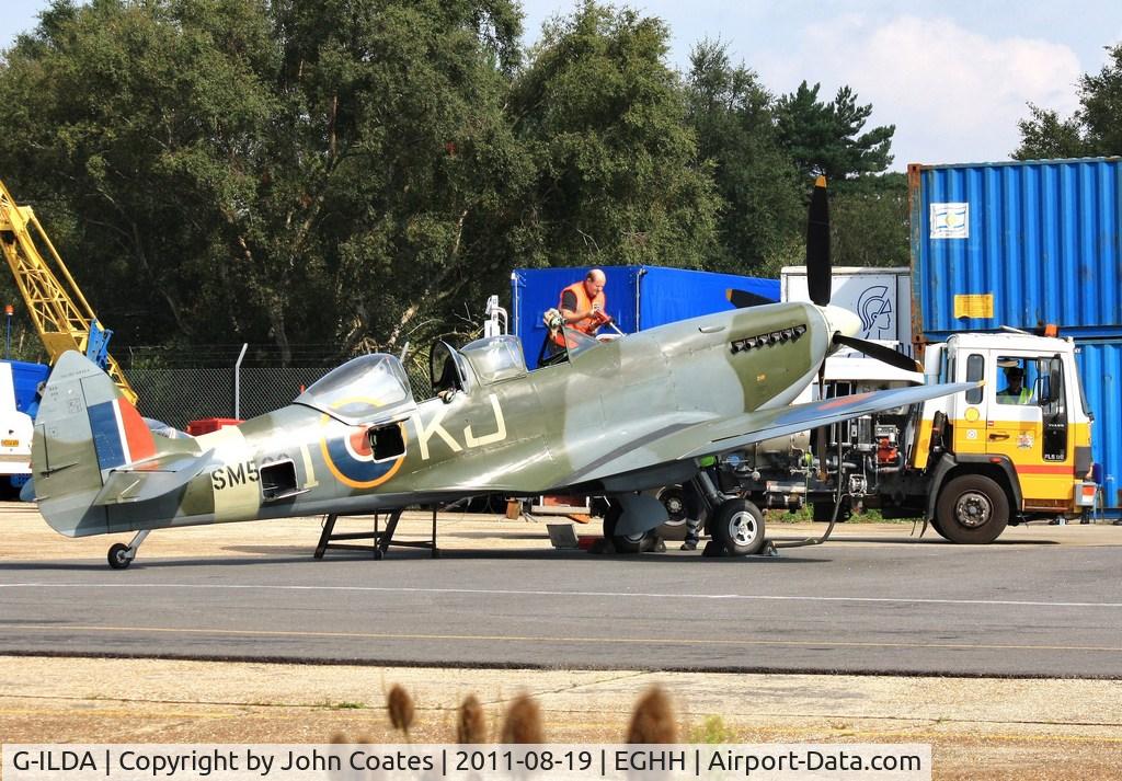 G-ILDA, 1944 Supermarine 509 Spitfire TR.IXc C/N CBAF.10164, At Worldwide Avn.