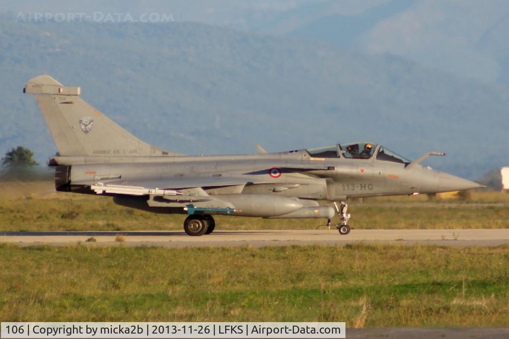 106, Dassault Rafale C C/N 106, Taxiing