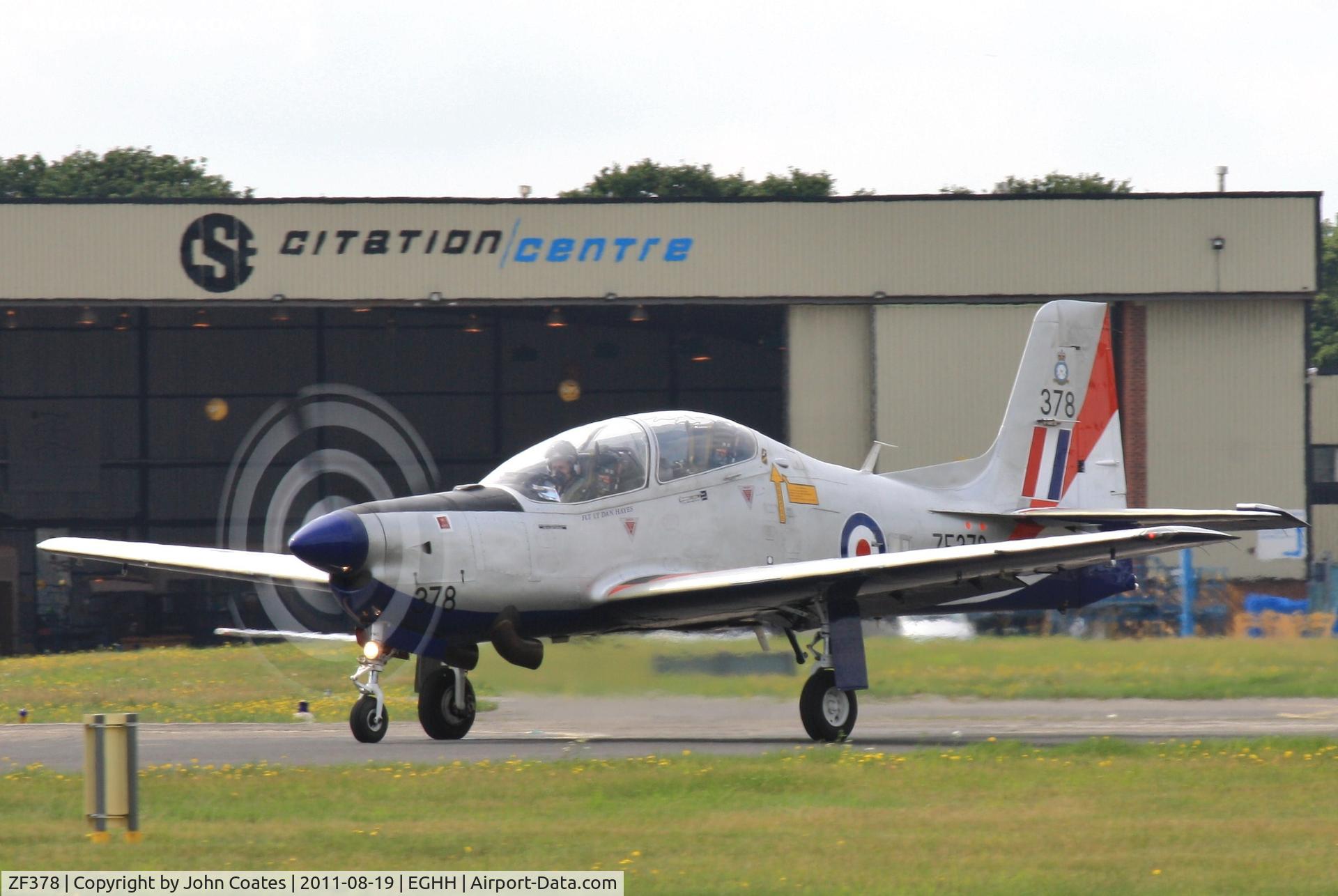 ZF378, 1992 Short S-312 Tucano T1 C/N S121/T92, Taxiing to depart