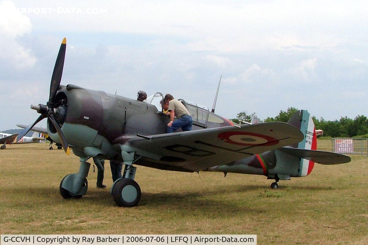 G-CCVH, 1939 Curtiss H-75A-1 C/N 12881, Curtiss-Wright H75-A1 Hawk [12881] La Ferte Alais~F 06/07/2006