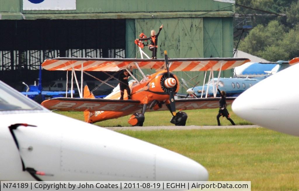 N74189, 1941 Boeing PT-17/R985 Kaydet (A75N1) C/N 75-717, Practice time