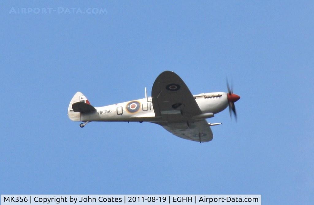 MK356, 1944 Supermarine 361 Spitfire LF.IXc C/N CBAF.IX.1561, Arriving for the seaside show
