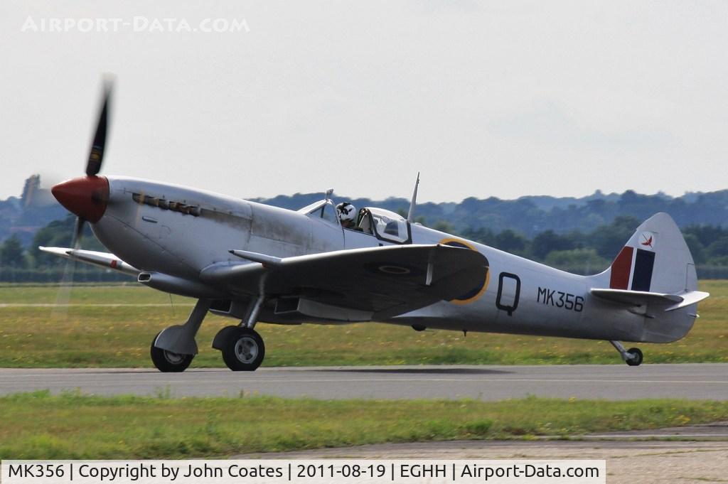 MK356, 1944 Supermarine 361 Spitfire LF.IXc C/N CBAF.IX.1561, Taxiing on arrival