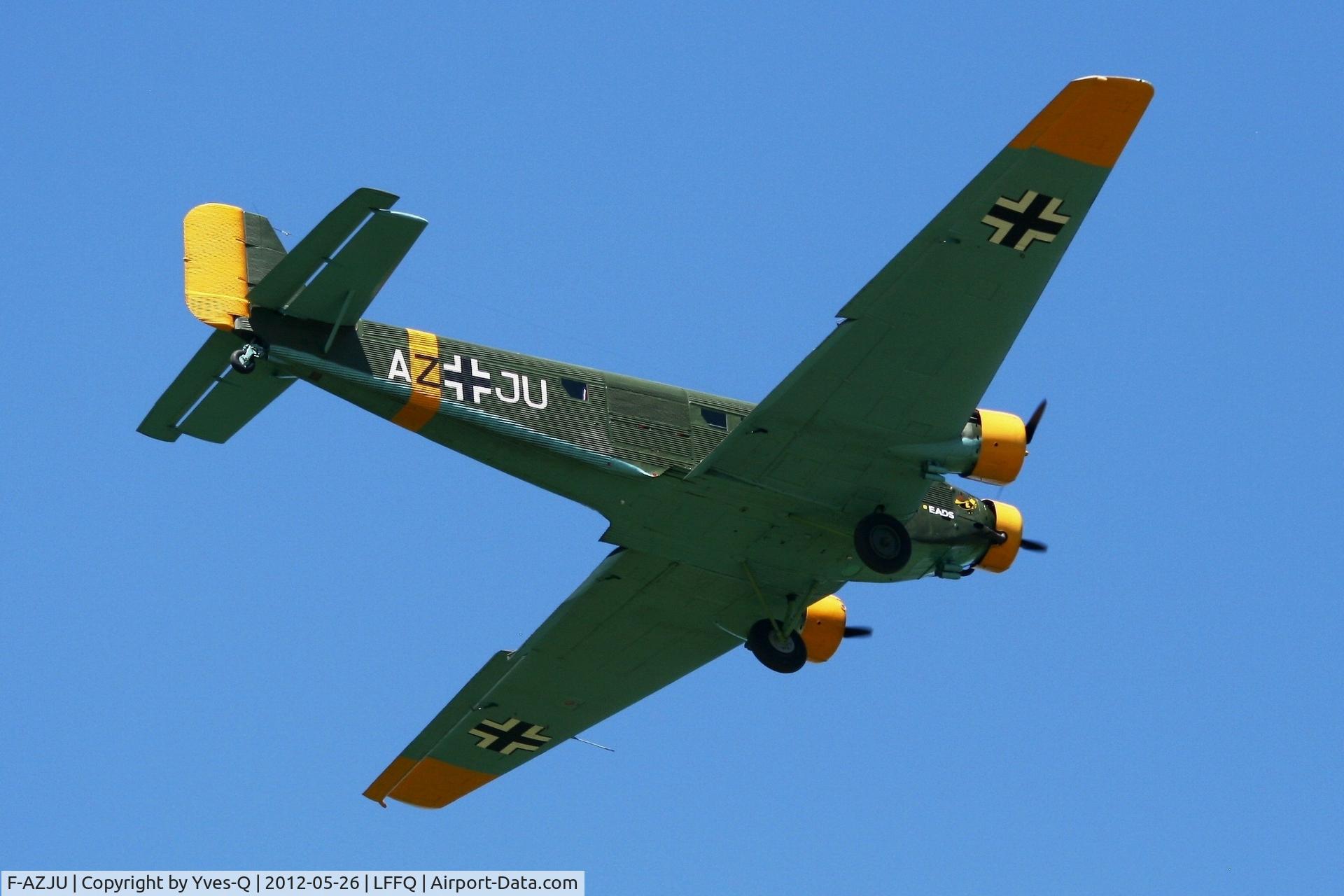 F-AZJU, 1952 Junkers (CASA) 352L (Ju-52) C/N 103, Junkers (CASA) 352L (Ju-52), La Ferté Alais Airfield (LFFQ) Air Show 2012