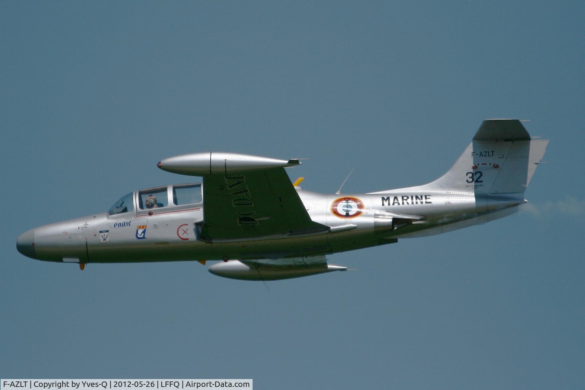 F-AZLT, 1958 Morane-Saulnier MS.760 Paris I C/N 32, Morane-Saulnier MS.760A, La Ferté-Alais Airfield (LFFQ) Air show 2012
