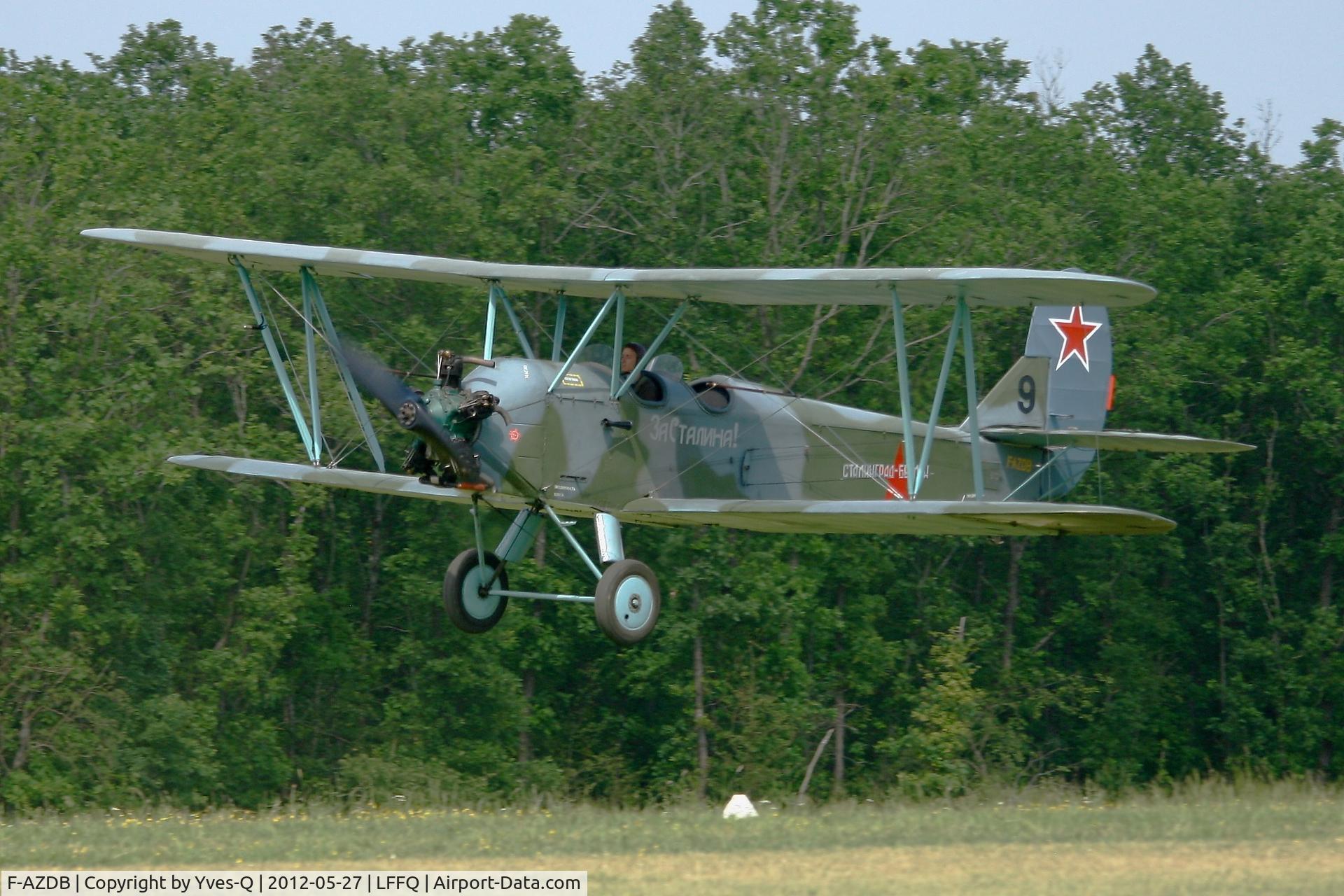 F-AZDB, Polikarpov Po-2W C/N 045, Polikarpov Po-2W, La Ferté Alais Airfield (LFFQ) Air Show 2012