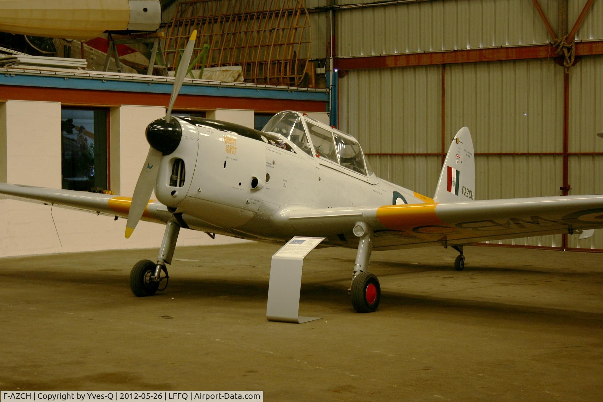 F-AZCH, De Havilland DHC-1 Chipmunk 22 C/N C1/0702, De Havilland DHC-1 Chipmunk 22, La Ferté Alais Airfield (LFFQ) Air Show 2012