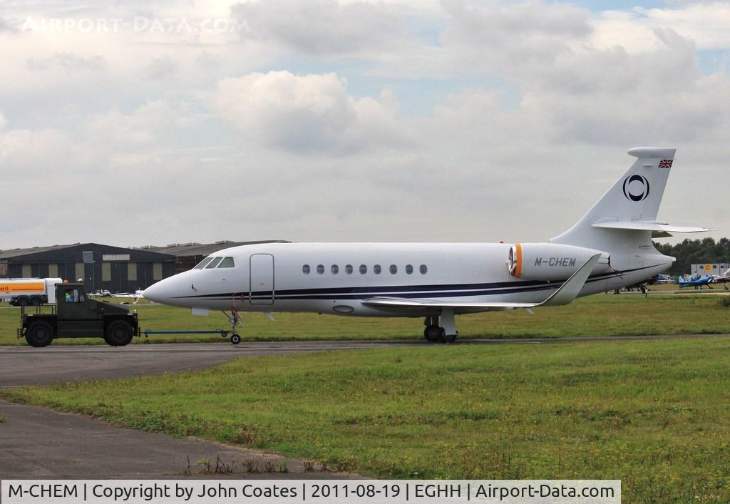 M-CHEM, 2007 Dassault Falcon 2000EX C/N 128, Being towed to CTC