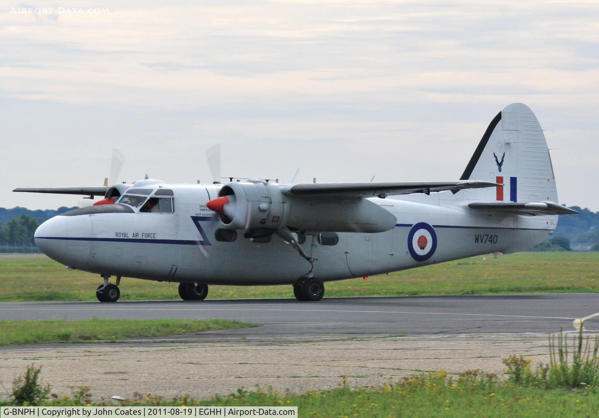 G-BNPH, 1955 Hunting Percival P-66 Pembroke C1 C/N PAC/66/027, Taxiing to depart