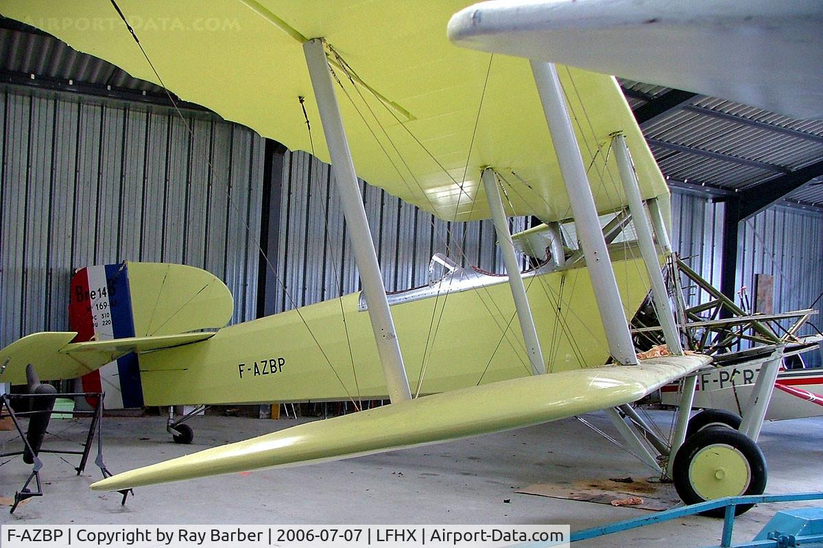 F-AZBP, 1980 Breguet 14P Replica C/N 02, Breguet Br.XIV A-2 Replica [02] Lapalisse~F 07/07/2006. On rebuild.