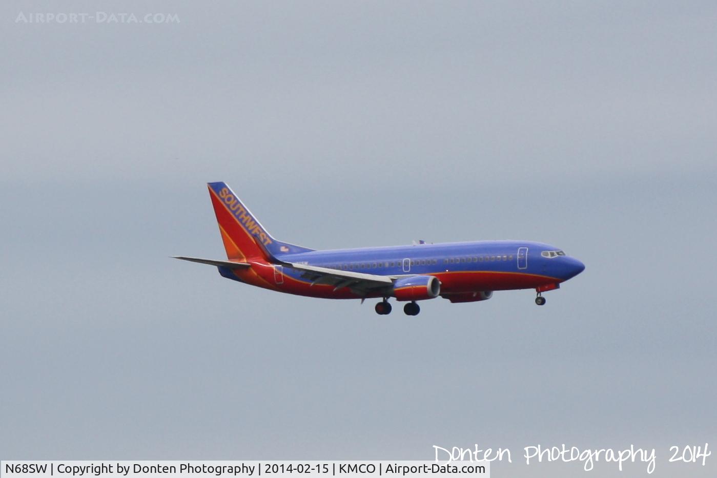 N68SW, 1980 Boeing 737-2H4 C/N 22357, Southwest Flight 2487 (N68SW) arrives at Orlando International Airport following a flight from Memphis International Airport