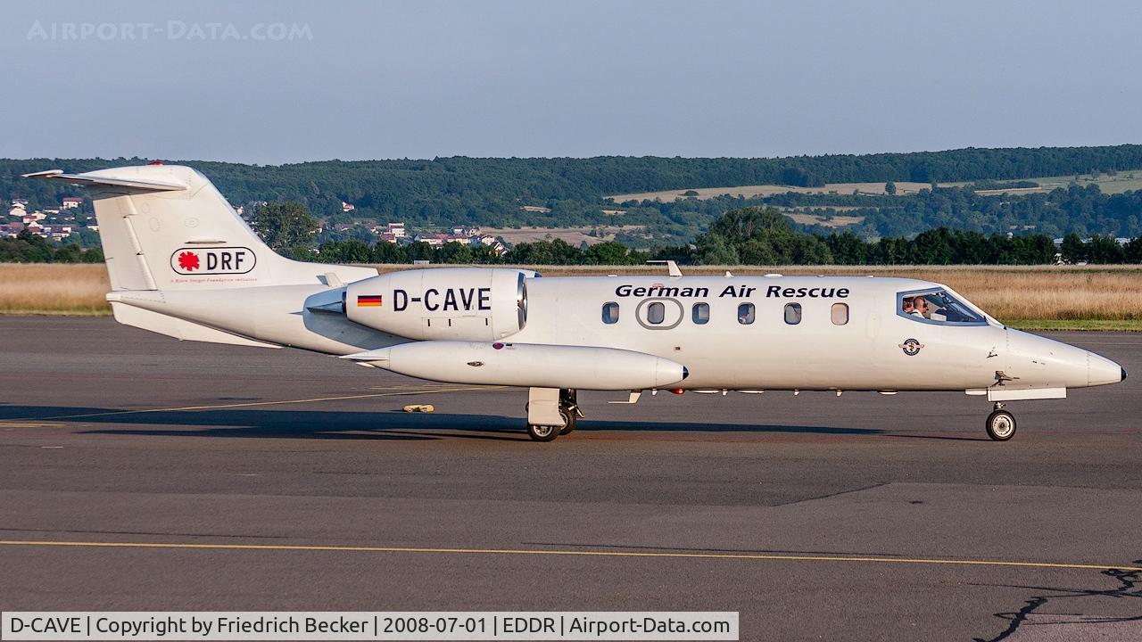 D-CAVE, 1982 Gates Learjet 35A C/N 35A-423, taxying to the active