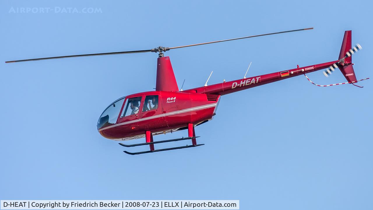 D-HEAT, 2007 Robinson R44 Raven II C/N 11772, approaching Luxembourg