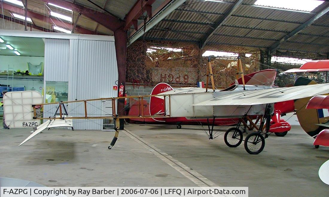 F-AZPG, Bleriot XI-2 Replica C/N SA-29, Bleriot XII-2 Replica [SA-29] La Ferte Alais~F 06/07/2006